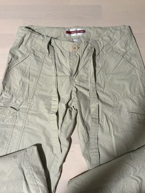 Vintage Light Khaki Low-Rise Cargo Pants